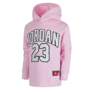Sweatshirt med hætte til piger Jordan Jordan Hbr Flc Po Hoodie Pink