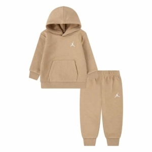 Sportstøj til Baby Jordan Brooklyn Fleece Po Set Brun 2 Dele