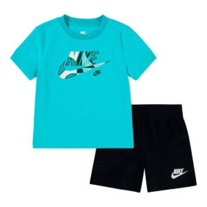 Sportstøj til Baby Nike Nkb B Nsw Otl Ft Short Set Multifarvet 2 Dele