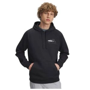 Hættetrøje til Mænd Under Armour Rival Fleece Hbr Logo Hd Sort