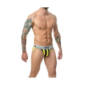 G-streng Mob Eroticwear Gul Sort XL