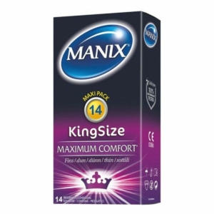 Kondomer Manix King Size Ingen 18,5 cm Ø 5,6 cm (14 uds)