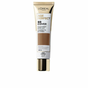 Fugtighedscreme med Farve SPF 50 L'Oreal Make Up AGE PERFECT BB COVER