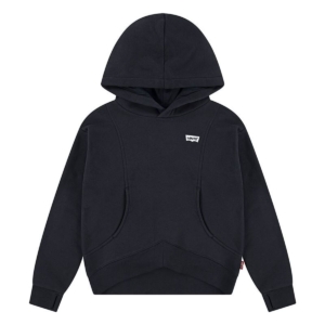 Sweatshirt med hætte til piger Levi's Batwing Patch Hoodie Sort