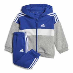 Sportstøj til Baby Adidas I 3Stripes Tib Fleece Ts Infantil Blå