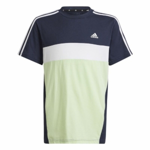 Børne Kortærmet T-shirt Adidas 3 Bnadas 9-10 år Blå