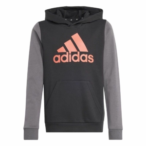 Sweatshirt med hætte til piger Adidas Essentials Grå