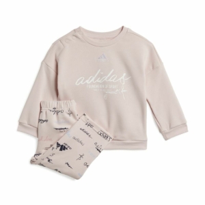 Træningsdragt til børn Adidas Brand Love Jogger Pink