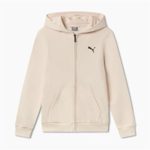 Jakke Børns Puma Essentials+ Graphic Hoodie Fz Beige