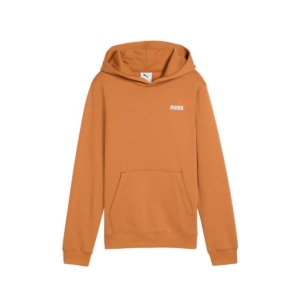 Sweatshirt med hætte til piger Puma Essentials 2 Karamel