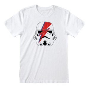 Unisex Kortærmet T-shirt Star Wars Ziggy Stormtrooper Hvid