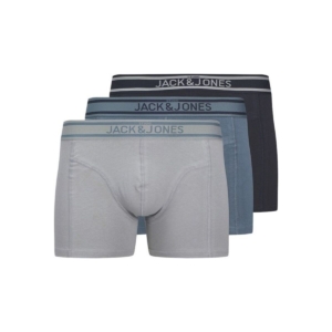 Boxershorts til mænd Jack & Jones Jacjohn Solid 3 Pack Grå 3 Dele