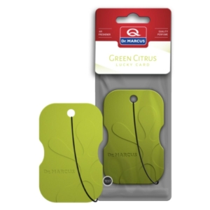 Luftfrisker til Bilen Dr Marcus LUCKY CARD GREEN CITRUS Citrus Plastik