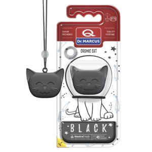 Luftfrisker til Bilen Dr Marcus COSMIC CAT BLACK black Plastik