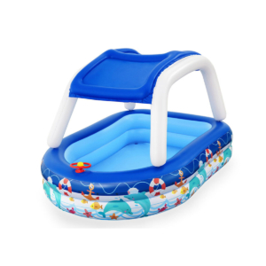 Oppustelig Pool til Børn Bestway Multifarvet 213 x 155 x 132 cm 175 x 262 x 51 cm Skib