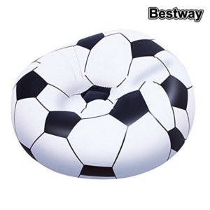 Oppustelige lænestol Bestway Multifarvet 114 x 112 x 71 cm 112 x 114 x 66 cm Fodbold