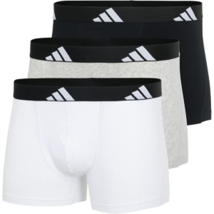 Boxershorts til mænd Adidas Slip Active Flex Cotton Hvid 3 Dele