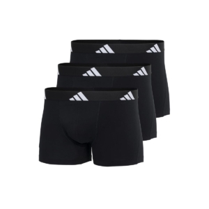Boxershorts til mænd Adidas Active Flex Sort 3 Dele