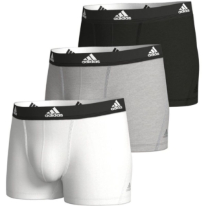 Boxershorts til mænd Adidas Active Flex Hvid 3 Dele