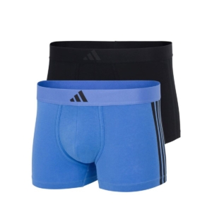 Boxershorts til mænd Adidas Low Rise 3 Stripes 2P Active Flex 2 Dele