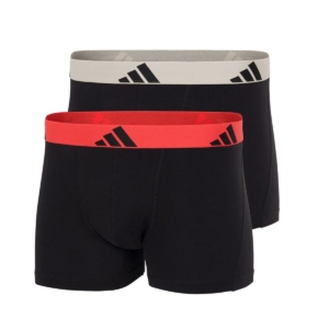 Boxershorts til mænd Adidas Active Flex Sort 2 Dele
