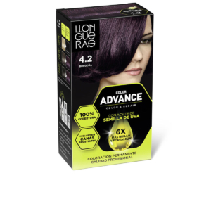 Permanent hårfarve Llongueras COLOR ADVANCE Nº 4,2-Borgona