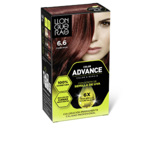 Permanent hårfarve Llongueras COLOR ADVANCE Nº 6,6-Caoba Rojo Intenso