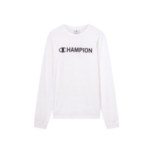Langærmet T-shirt til Mænd Champion Graphic Shop Hvid