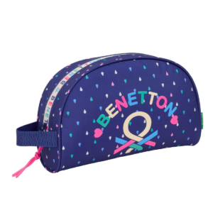 Rejsetoilettaske Benetton Drop Multifarvet 28 x 18 x 10 cm