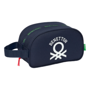 Rejsetoilettaske Benetton Together Marineblå 26 x 15 x 12 cm