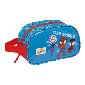 Rejsetoilettaske Spider-Man Blå Rød 26 x 15 x 12 cm
