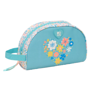 Rejsetoilettaske Moos Fiori Multifarvet Genanvendelig 28 x 18 x 10 cm