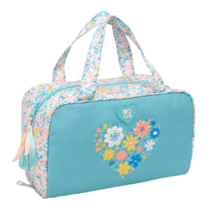 Rejsetoilettaske Moos Fiori Multifarvet 31 x 14 x 19 cm