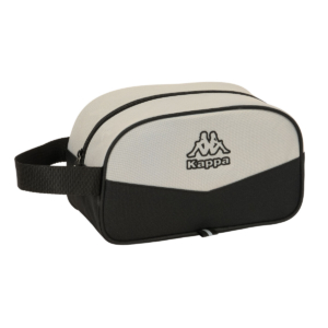 Rejsetoilettaske Kappa Grey Sort Grå 26 x 15 x 12 cm