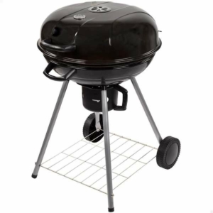 Kulgrill med hjul Aktive Textilene 57 x 86 cm Sort