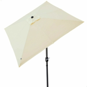 Parasol Aktive Flødefarvet Aluminium Stål 270 x 270 cm