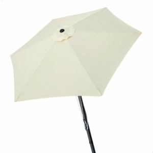 Parasol Aktive Flødefarvet Aluminium Stål 270 cm