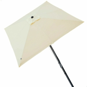 Parasol Aktive Flødefarvet Aluminium Stål 270 x 270 cm