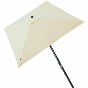 Parasol Aktive Flødefarvet Aluminium Stål 300 x 300 cm