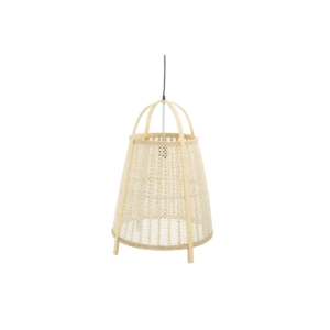 Loftslampe DKD Home Decor 47 x 47 x 64 cm Natur Flødefarvet 50 W