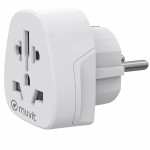 Universal adapter Muvit For Change MCADP0007 Hvid