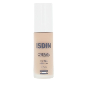 Flydende makeup foundation Isdin COVERAGE Nº 1.0 Pearl Spf 50 30 g