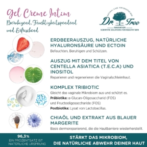 Shower gel Dr. Tree GEL-CREMA ÍNTIMO EXTERNO 50 ml