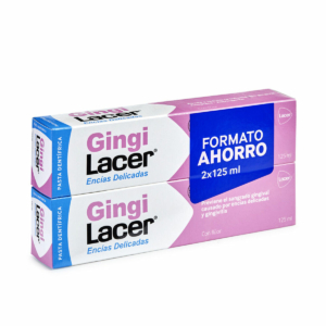 Tandpasta Følsomt Tandkød Lacer Gingilacer Pasta Dentífrica 125 ml 2 x 125 ml (2 Dele)