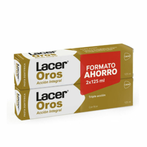 Pasta de Dentes Tripla Ação Lacer Lacer Oros Pasta Dental 125 ml 2 x 125 ml (2 Dele)