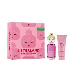 Parfume sæt til kvinder Benetton SISTERLAND PINK RASPBERRY 2 Dele