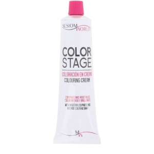 Farve i Creme SesioMWorld COLOR STAGE Nº 7.21-Rubio Irise Ceniza 100 ml