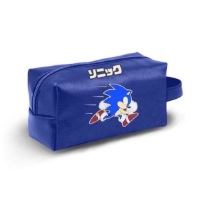Trendige Rejsetoilettaske - Sonic Blå PVC