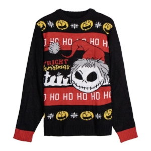 Unisex Trøje The Nightmare Before Christmas Sort