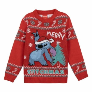 Unisex Trøje Stitch Rød 8 år